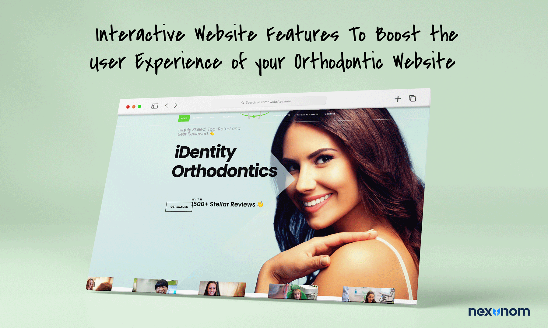 Interactive Orthodontic Website Features