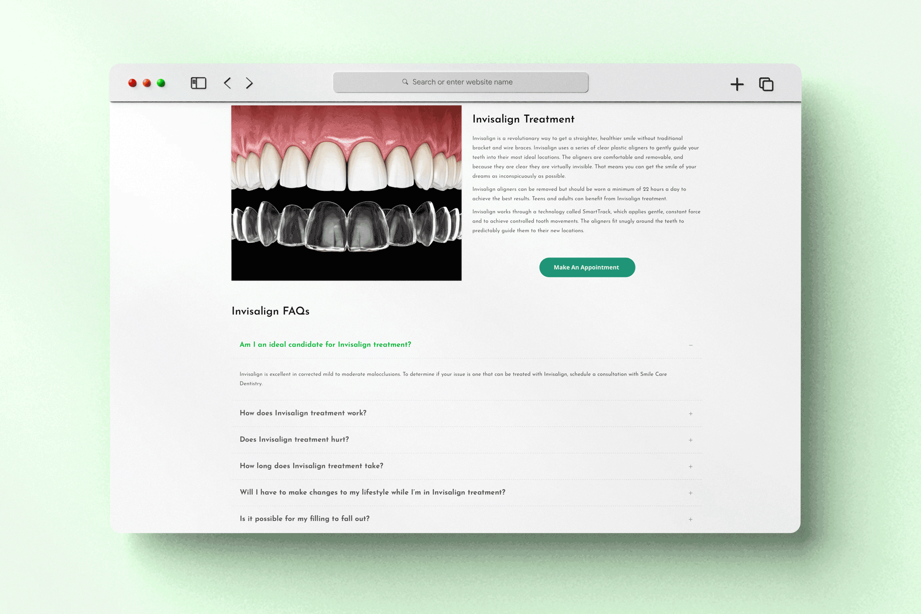 Orthodontic Web Design