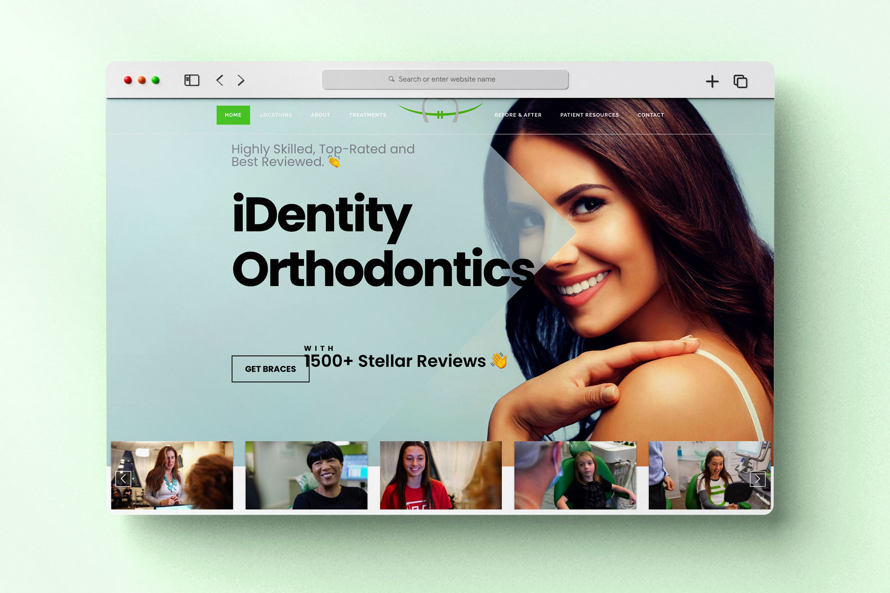 Video Testimonials Orthodontic Website